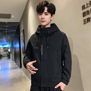 男连帽刺绣夹克外套5032-1_1886(M-4XLP65 5XL-9XLP75)图片