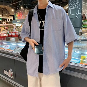长袖衬衫春款男港风潮流C0022P29图片