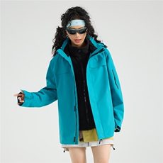 冲锋衣2025新款秋冬三合一户外防风登山运动外套A436-6688-P105，男装夹克，电商A436