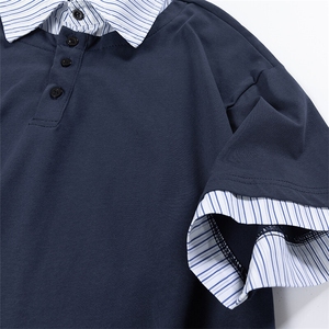 假两件短袖t恤男polo衫 cp157-特p45图片