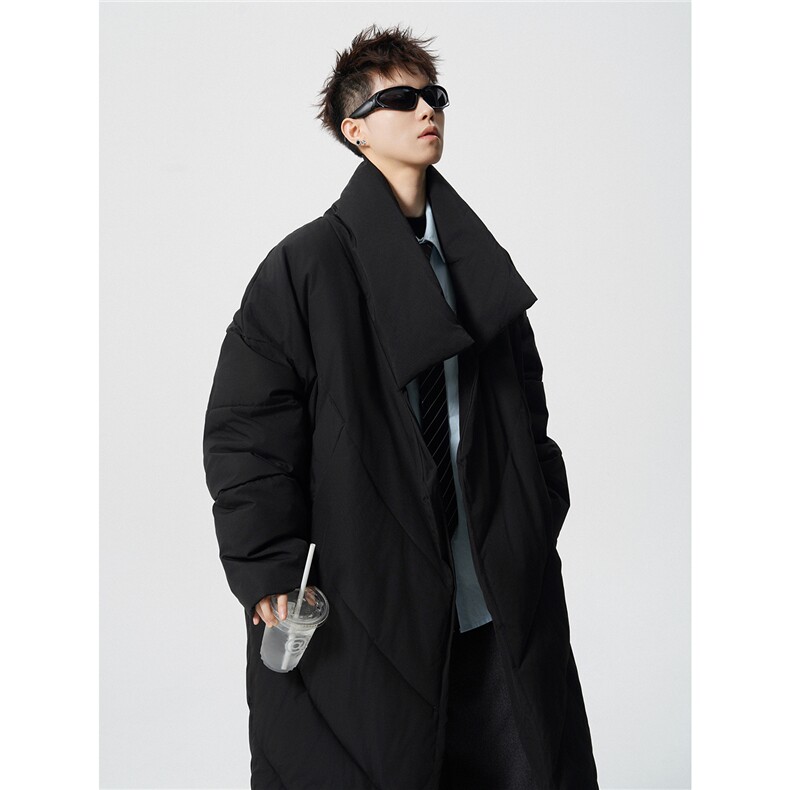 1无影墙行走的大棉被大码M-5XL过膝中长款棉衣男ZC77110P135控198，男装棉衣，星座226-2