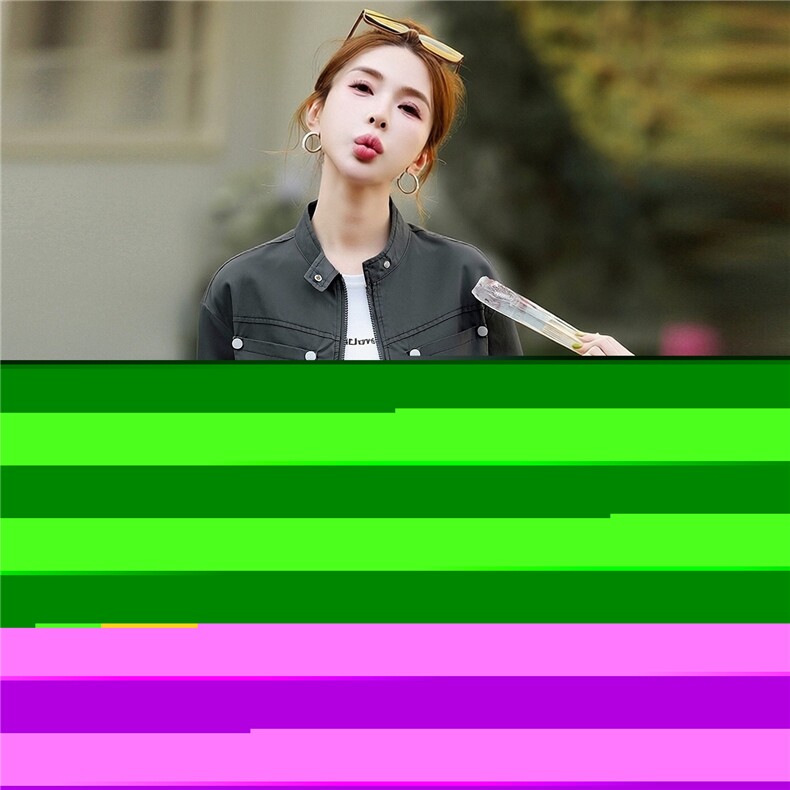 短外套女休闲百搭纯色上衣，女装短外套，芙芮