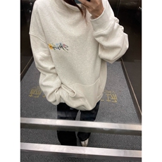 5300-P55原版做工/刺绣/后包新款花卉连帽卫衣，女装卫衣/绒衫，星座617A-2