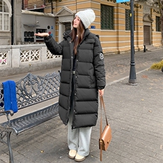 长款羽绒服女24年冬季新款长款过膝加长加厚保暖外套通勤，女装羽绒服，鑫火火