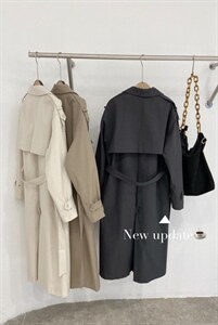 【现货】风衣外套 简约 韩版外套,女装风衣,一·贝宣