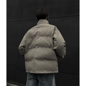 档口图 美式高街刺绣PU皮棉服棉袄高级感加厚保暖棉衣MY758-P108图片