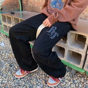 男新款青少年时尚鹿皮绒休闲裤 A742 P35图片