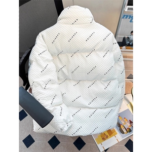 1506-1/MM521/P63华夫格棉衣男冬季保暖情侣复古棉服外套ins棉袄图片