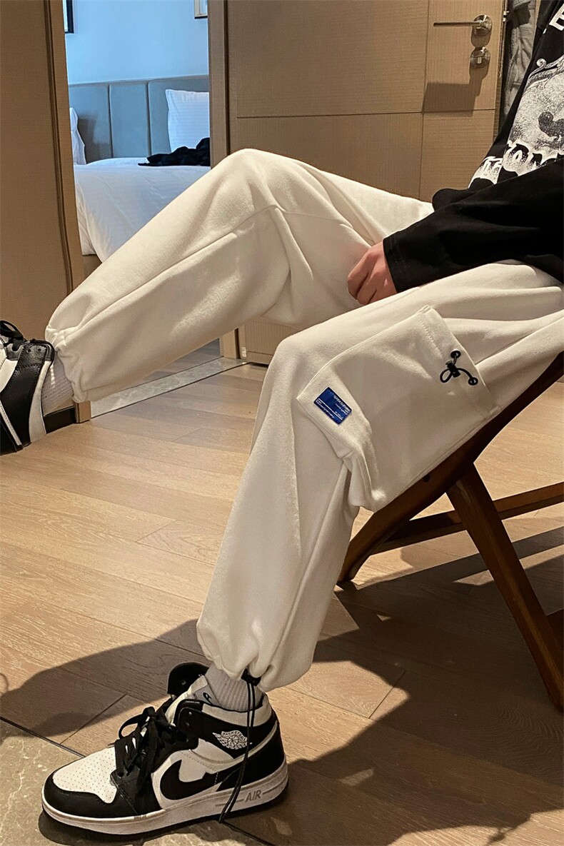 ！21春季新款潮流男士工装卫裤百搭多口袋运动卫裤K2023P50,男装休闲裤,电商B220