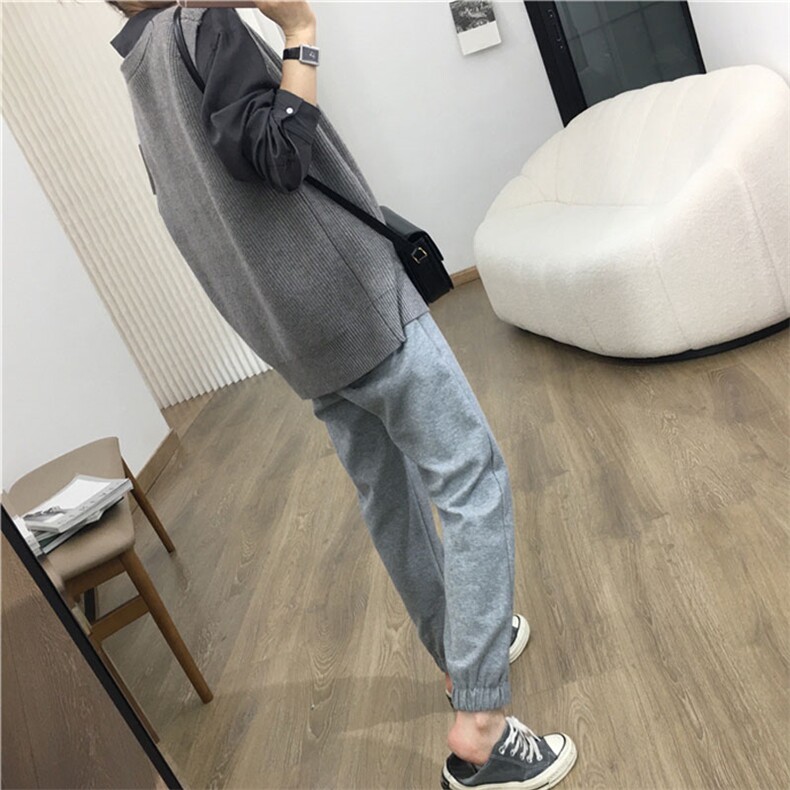 针织马甲女开衫春秋背心叠穿神器无袖时尚宽松外搭休闲上衣坎肩潮,女装马甲,洁纯羊绒