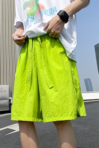 8XL-M 特大码短裤男多巴胺冰丝裤户外速干五分裤工装裤DK1524P25图片
