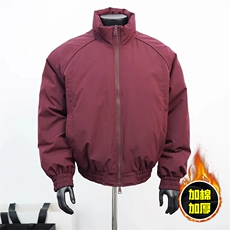 现货美式高街休闲棉衣夹克三防立领纯色户外工装加厚棉服外套，男装夹克，电商A486