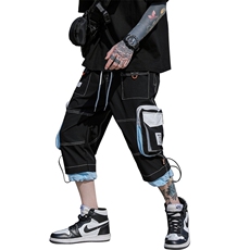 2021夏季新款大口袋七分裤男潮牌休闲运动工装裤A438-C3008-P45，男装休闲裤，电商A438