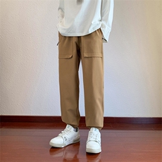 秋冬季美式高街休闲潮牌运动设计感高弹裤子XZ301b-2-CK696P35，男装休闲裤，星座301B-2（原A443-1）