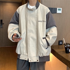 1肩膀针织民族风大码M-5XL面层：PU皮夹克男JK8756P110控149，男装民族服装，星座226-2