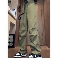 有货（自家图）美式多巴胺冲锋裤夏季vibe直筒长裤K2362特P50控68，男装休闲裤，星座218-5