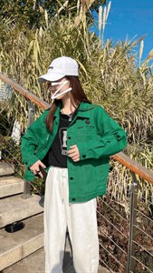 春装新款牛仔外套三色两码图片
