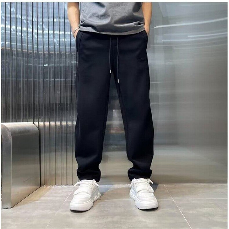 百搭休闲裤男宽松直筒休闲裤2024潮男束脚裤子百搭ins港风潮男裤,男装休闲裤,星座506A