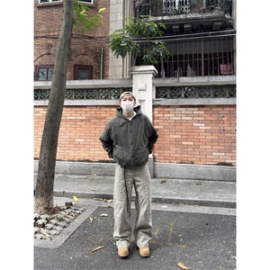 W9471-P68 网图现货 新款QOTRIOCK美式高街水洗工装休闲裤图片