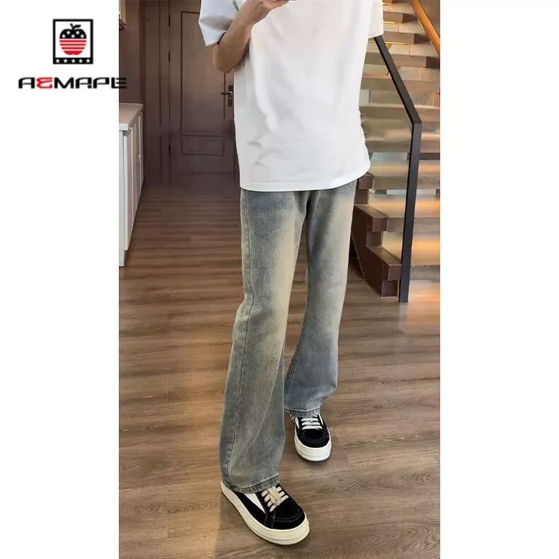 港风潮男新款牛仔裤嘻哈潮高街潮流痞帅长裤513ACK2341P32,男装牛仔裤,星座513A