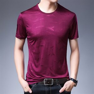 LY808  2021夏季新款T恤衫男圆领短袖主推款图片