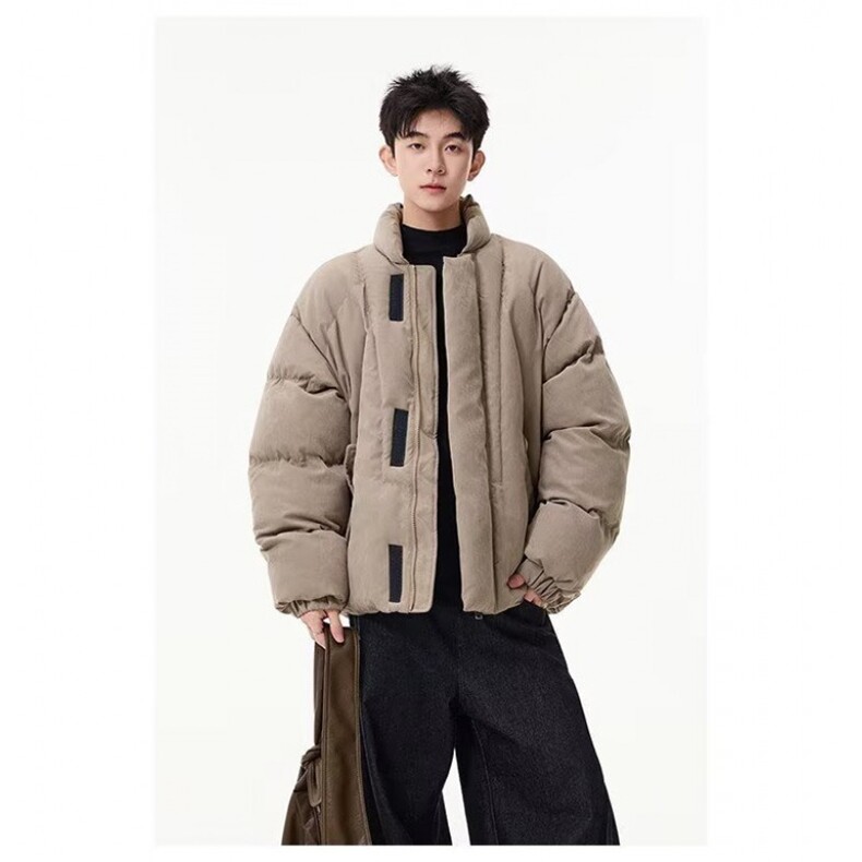 网络图现货潮牌新款韩版立领加厚软宽松面包服外套JM66-P85,女装短外套,星座715-7
