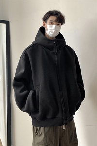 现货 2加厚cleanfit 美式休闲重磅480G短款开衫卫衣TTTB05-P98图片