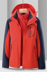 春秋冬三合一冲锋衣保暖连帽外套男女款防风户外服SZ1898-P150，男装夹克，星座1105-3