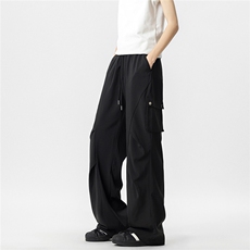 冰丝口袋褶皱休闲裤K008无影墙92%聚酯纤维8%氨纶(S-2XL)TP25，男装休闲裤，电商A088