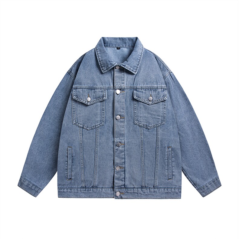 男春季新款黄泥色外套美式潮牌工装休闲翻领夹克外套J2202P75,男装夹克,星座914-1
