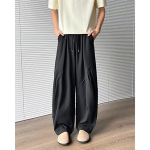 悟空潮牌美式机能风直筒冲锋裤男女夏宽松阔腿运动长裤K6189-P53图片