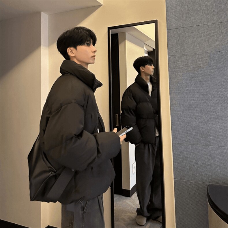 现货高品质美式高街冬季重磅三防羽绒棉衣男女加厚外套棉服冬,男装棉衣,电商A443