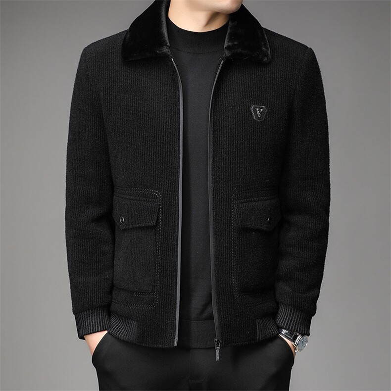 QLMXN2225秋冬新款2022年男士休闲服加厚保暖休闲夹克外套P153图片