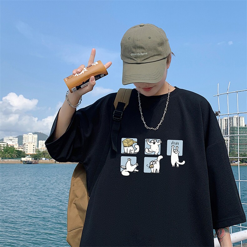 Q11097-P30春夏季七分袖t恤男大码五分袖男短袖中袖,男装T恤,电商A040