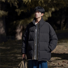 山系外景拼接撞色保暖面包服立领情侣棉衣A247-MY250特批50，男装棉衣，电商A247