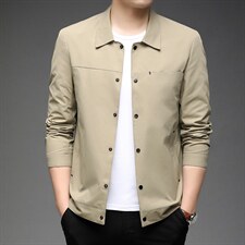 中年男秋冬装男休闲外套中年人夹克衫爸爸秋装上衣HPN688061-P155，男装夹克，电商B212（原钱塘6029）