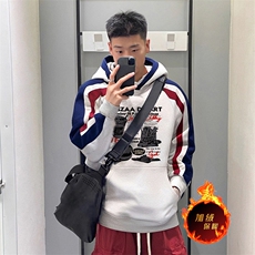 藏青色拼白灰（加绒）
