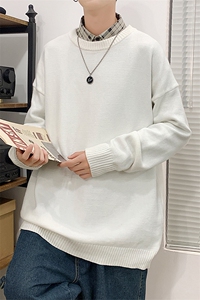 主推现货毛衣男圆领纯色休闲量大有差价A161-2-M001-P35图片