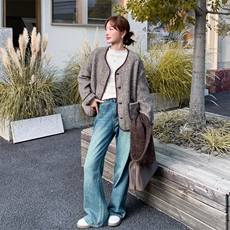 冬装新款2D112-5583短款洋气复古毛呢外套P185控278，女装毛呢外套，2D112