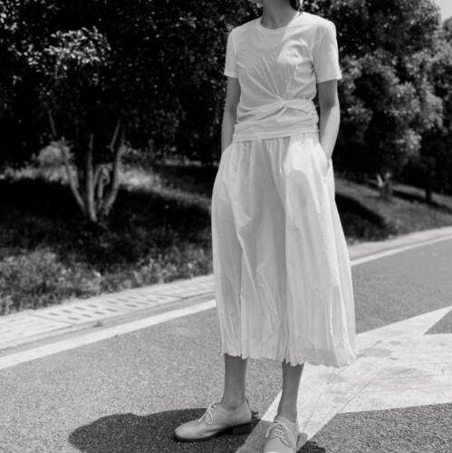 夏季新款，衬衣与半裙，女装半身裙，take about