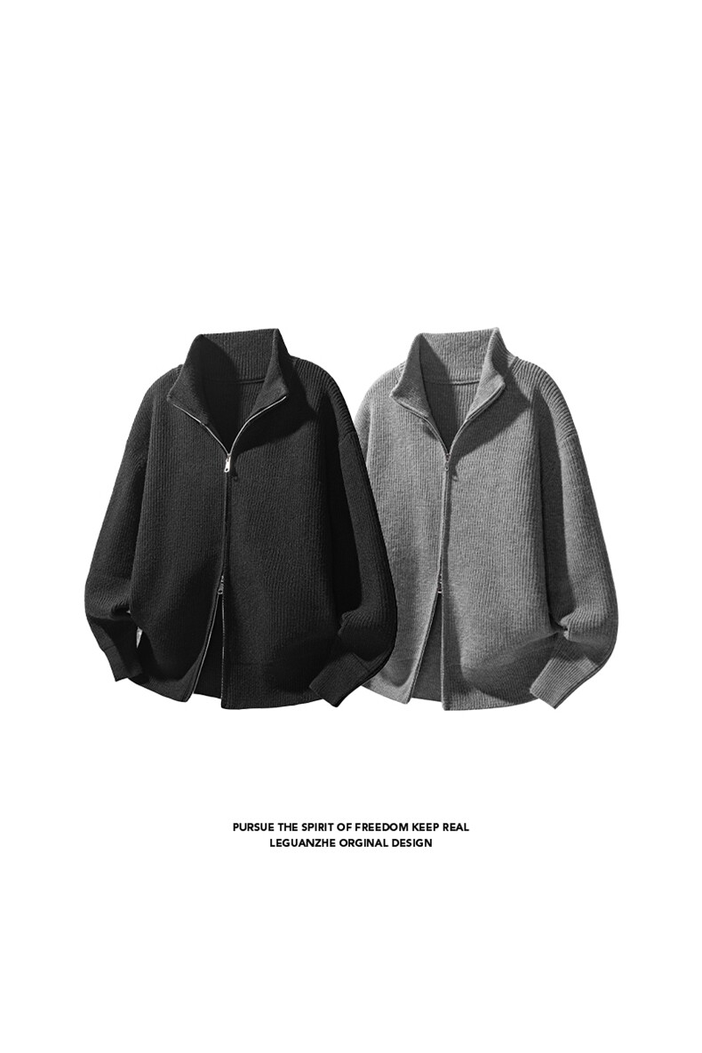仓库现货30W件重磅成衣1000g开衫毛衣品牌品质M-3XJM25714-特P44,男装针织衫/毛衣,电商A022