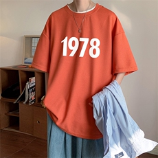 ！2024夏季新款男士字母印花华夫格短袖T恤半袖TXH331P25，男装T恤，电商B220