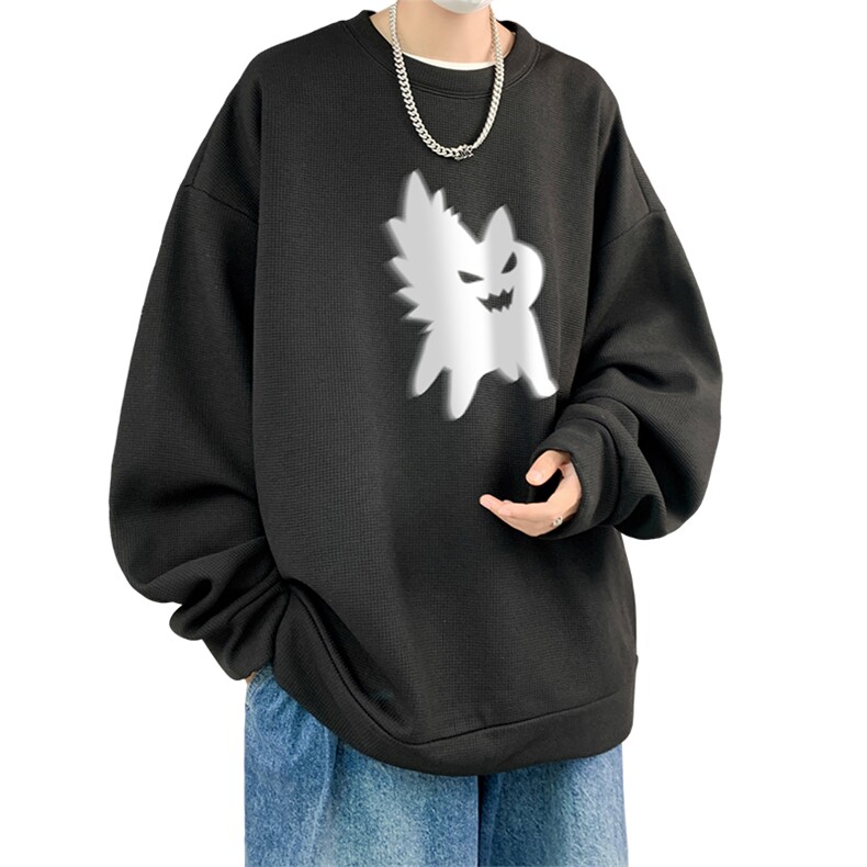 华夫格！华夫格上衣男圆领华夫格卫衣男大码长袖t恤男HY170-P30,男装卫衣,电商B367