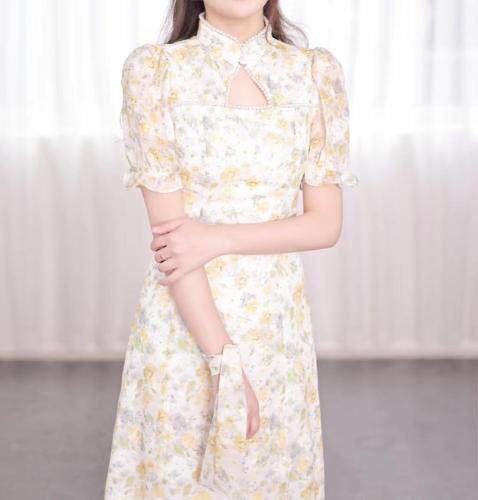 夏季新款旗袍，女装婚纱/旗袍/礼服，甜野