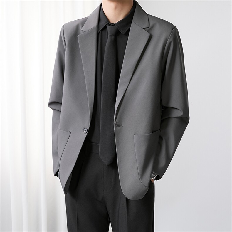 1506A/GW910/P67韩系抗皱垂感西装外套季商务百搭休闲小西服上衣1,男装西服套装,星座1506A