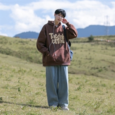 B225-A6383-P53-X68-发泡连帽卫衣-320克重-聚酯纤维-视频，男装卫衣，电商B225