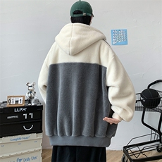 冬款潮加绒加厚棉衣绒里羊羔绒保暖连帽外套男女921-P110控价158，男装棉衣，电商A441-1