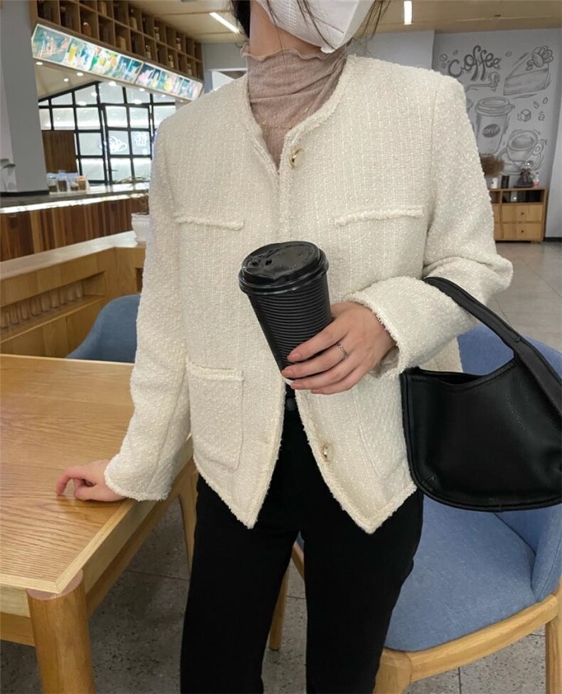 羊毛小香外套，其它，唯品