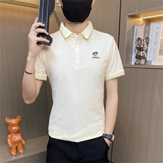 PL033-P40社会小伙男士polo衫夏季刺绣翻领短袖t恤潮流休闲，男装Polo衫，电商D310B
