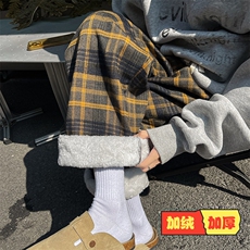 红格子加绒款